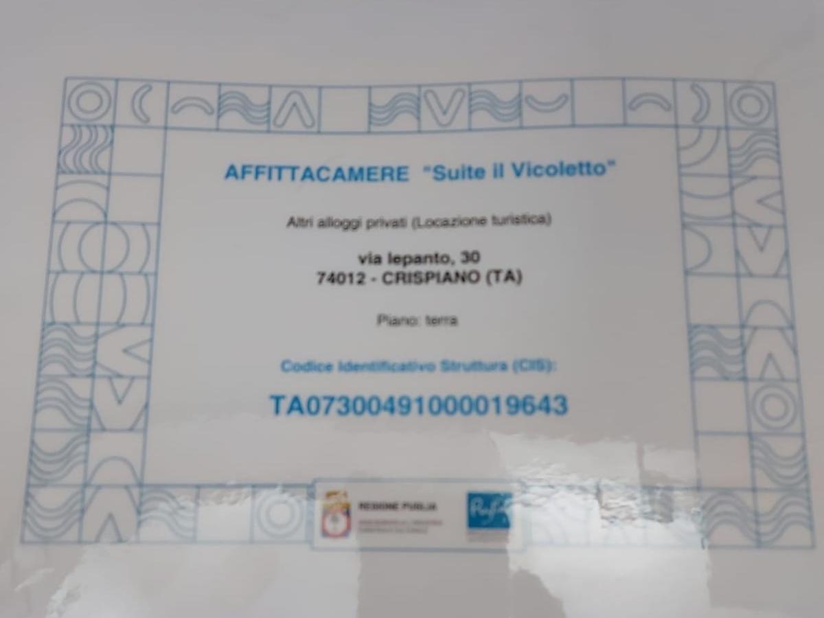 Suite Il Vicoletto Crispiano Exterior photo